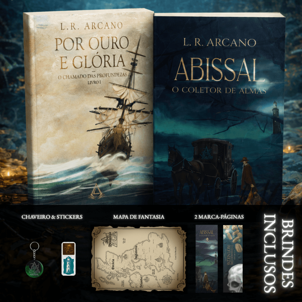 Combo de livros de Fantasia: Por Ouro e Glória e Abissal